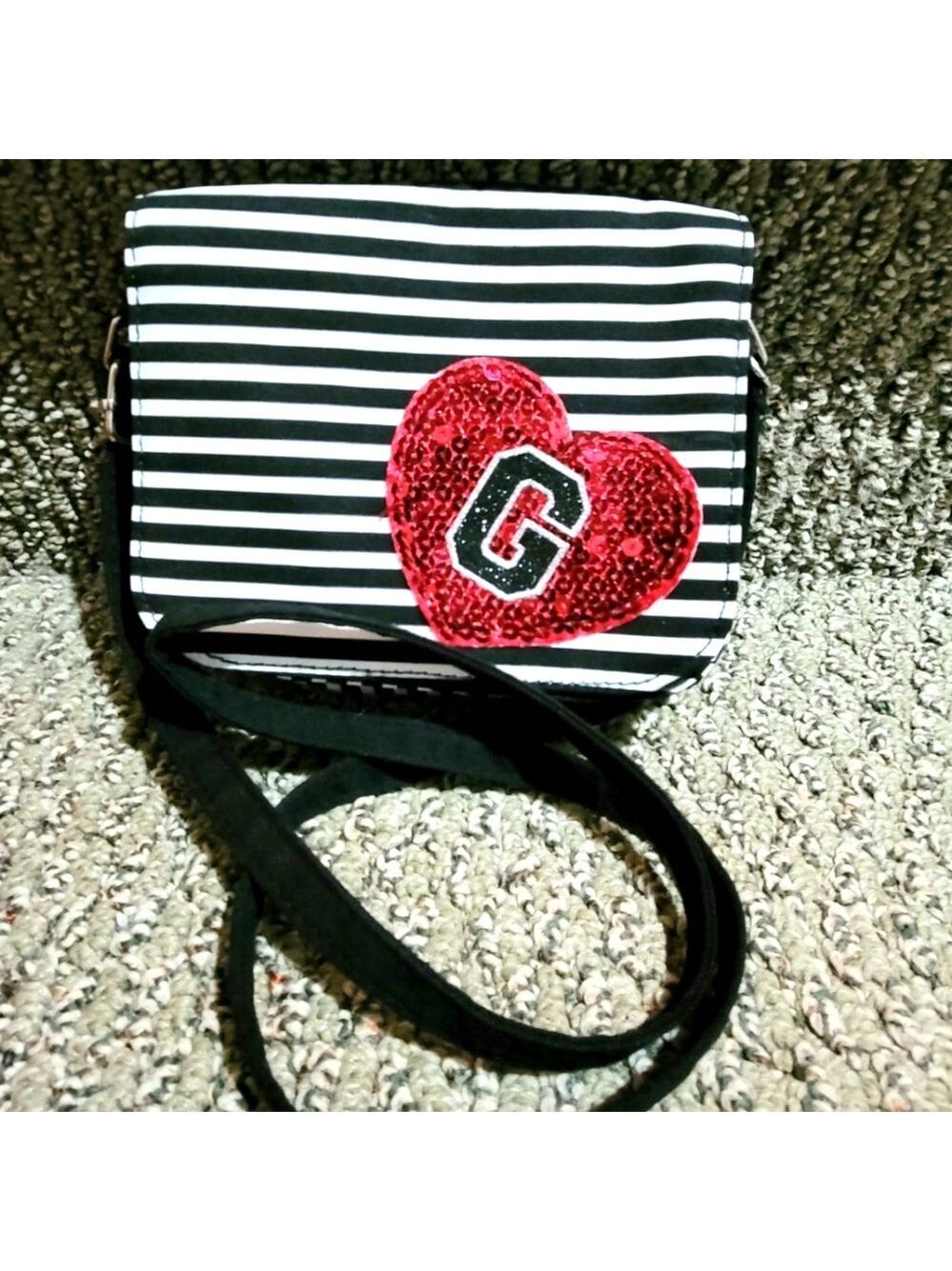 Justice Girls Shoulder Bag Letter G